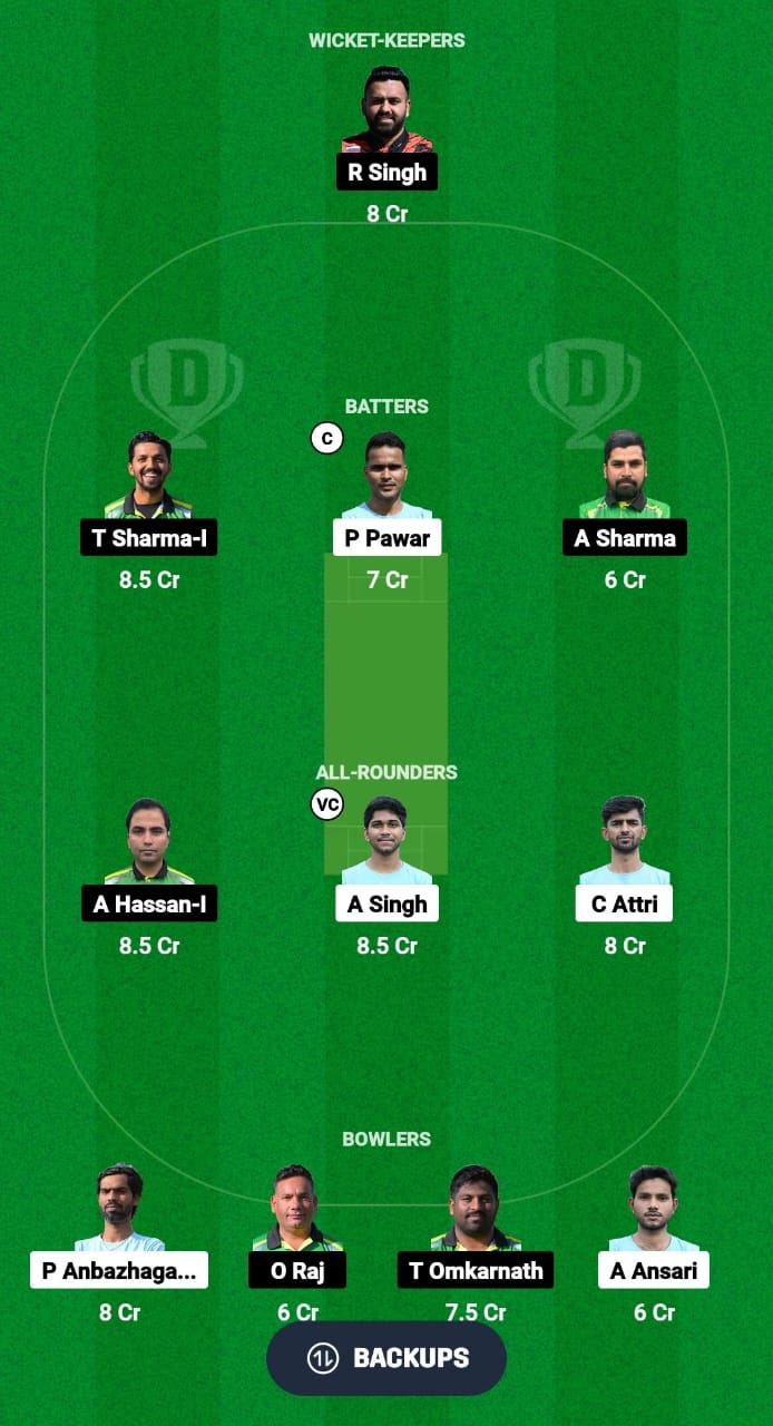 ZC vs LJU Dream11 Prediction Fantasy Cricket Tips Dream11 Team ECS T10 Croatia 2024 