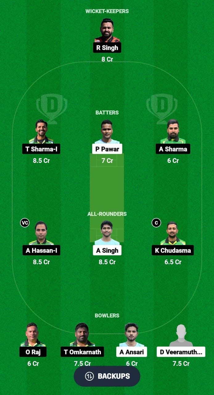 ZC vs LJU Dream11 Prediction Fantasy Cricket Tips Dream11 Team ECS T10 Croatia 2024 