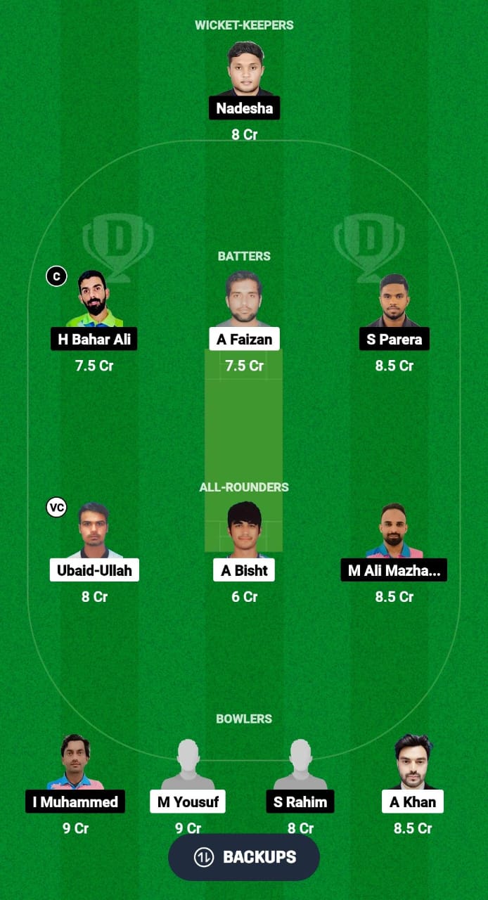 MAT vs YSG Dream11 Prediction Fantasy Cricket Tips Dream11 Team Oman D10 League 2024 