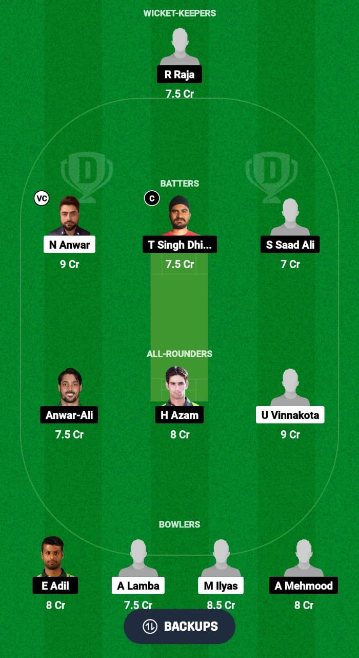 SLA vs CHK Dream11 Prediction Fantasy Cricket Tips Dream11 Team USA T20 Minor League Cricket 2024 