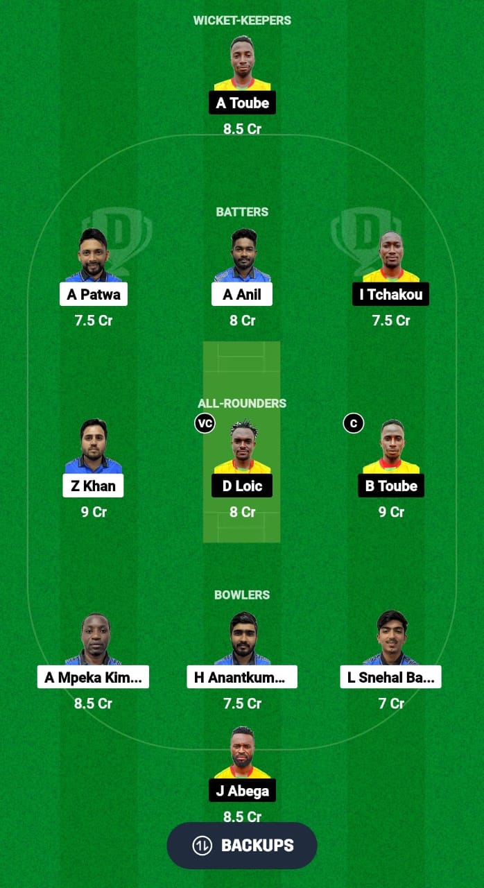 TAN vs CAM Dream11 Prediction Fantasy Cricket Tips Dream11 Team ICC Men's T20 WC Africa Qualifier A 2024 