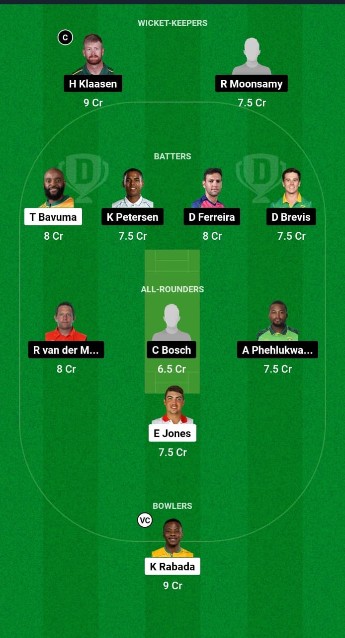 LIO vs TIT Dream11 Prediction Fantasy Cricket Tips Dream11 Team South Africa T20 Challenge 2024 