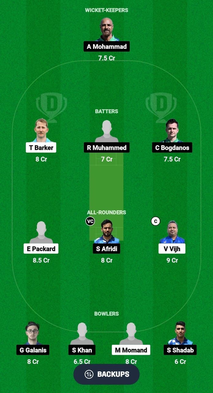 LUX vs GRE Dream11 Prediction Fantasy Cricket Tips Dream11 Team ECS T10 Croatia 2024 