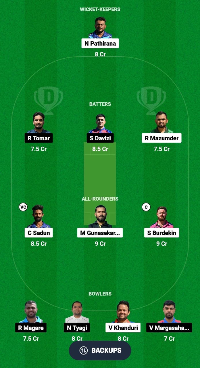 CYP vs CZE Dream11 Prediction Fantasy Cricket Tips Dream11 Team Dream11 ECC T10 2024 