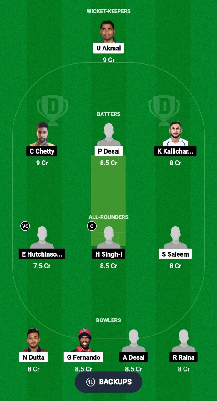 SDR vs LAL Dream11 Prediction Fantasy Cricket Tips Dream11 Team USA T20 Minor League Cricket 2024 