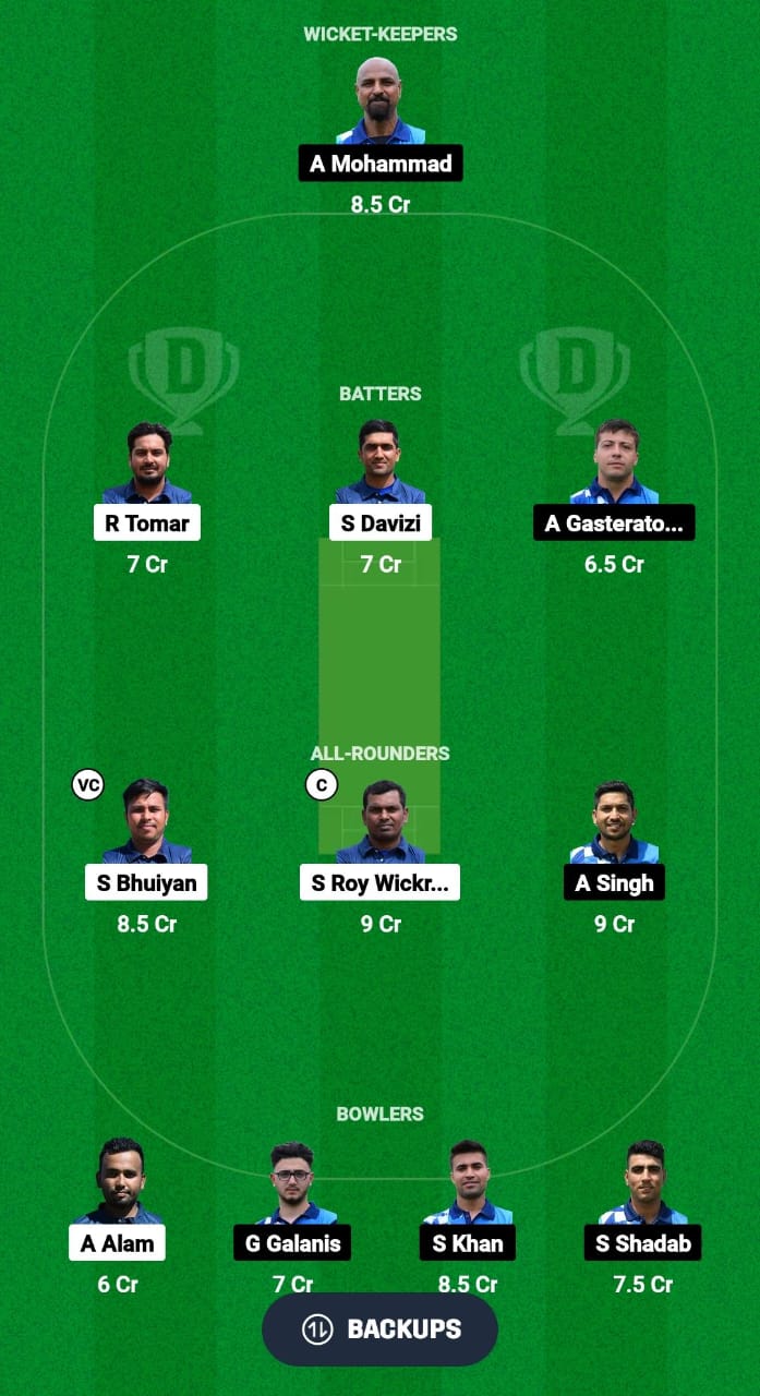 CZE vs GRE Dream11 Prediction Fantasy Cricket Tips Dream11 Team Dream11 ECC T10 2024 