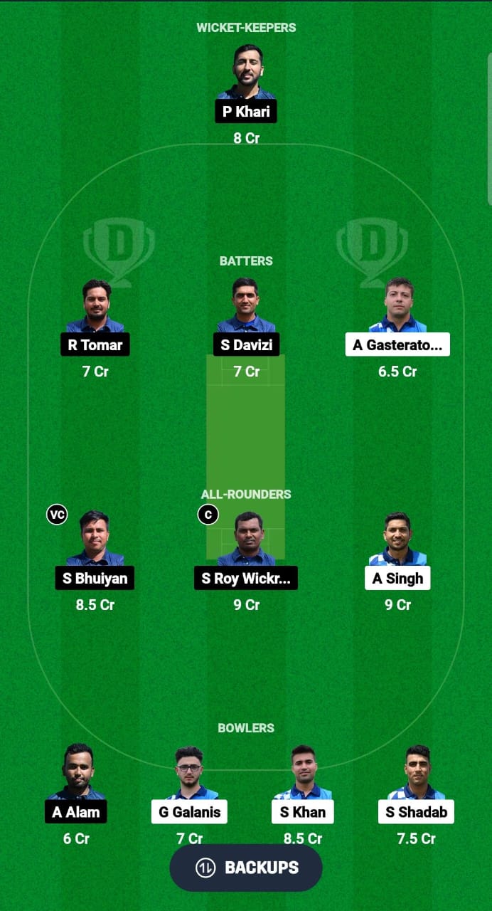 CZE vs GRE Dream11 Prediction Fantasy Cricket Tips Dream11 Team Dream11 ECC T10 2024 