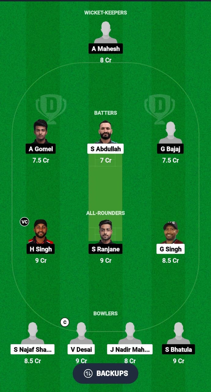 NJSC vs DGI Dream11 Prediction Fantasy Cricket Tips Dream11 Team USA T20 Minor League Cricket 2024 