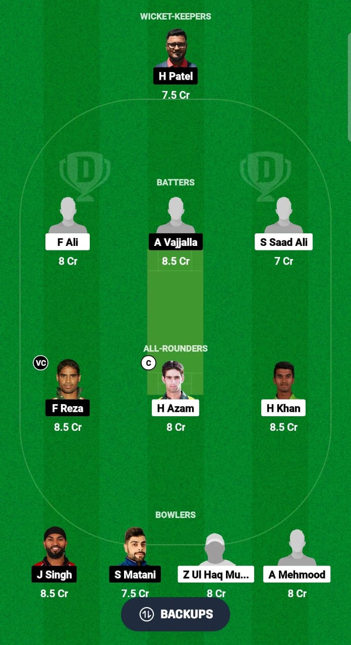 CHK vs NJS Dream11 Prediction Fantasy Cricket Tips Dream11 Team USA T20 Minor League Cricket 2024 