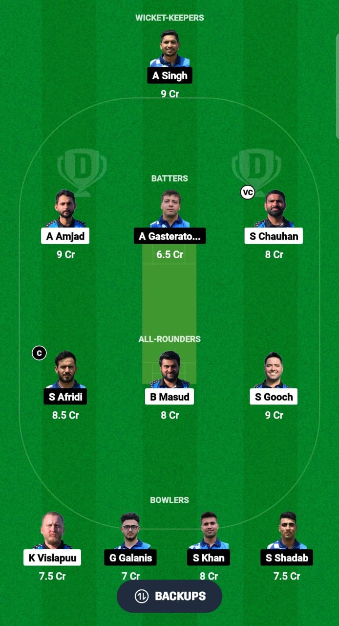 EST vs GRE Dream11 Prediction Fantasy Cricket Tips Dream11 Team ECS T10 Croatia 2024 