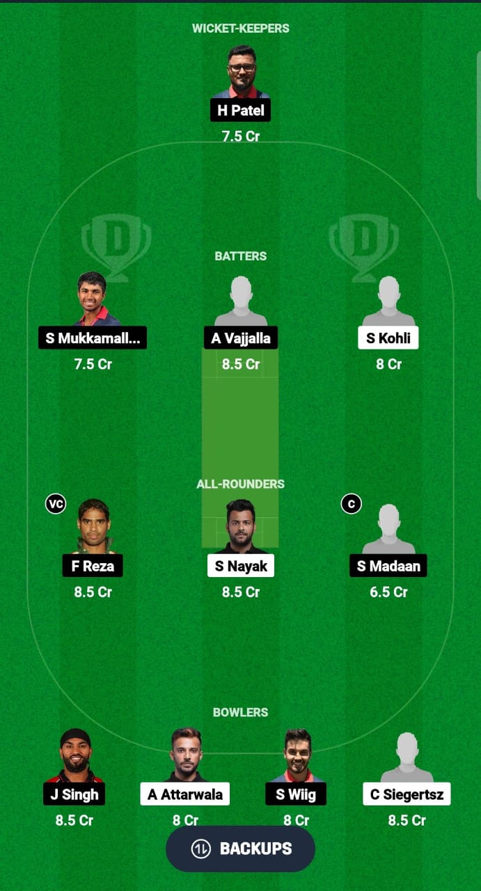 SET vs NJS Dream11 Prediction Fantasy Cricket Tips Dream11 Team USA T20 Minor League Cricket 2024 