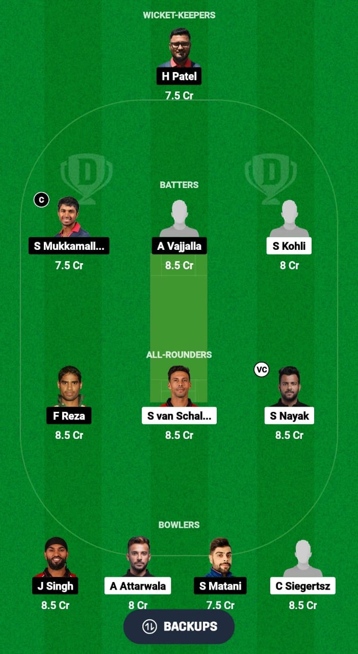 SET vs NJS Dream11 Prediction Fantasy Cricket Tips Dream11 Team USA T20 Minor League Cricket 2024 