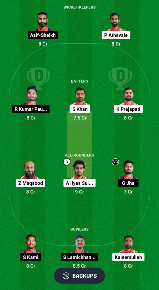 OMN vs NEP Dream11 Prediction Fantasy Cricket Tips Dream11 Team Canada T20I Tri Series 2024 