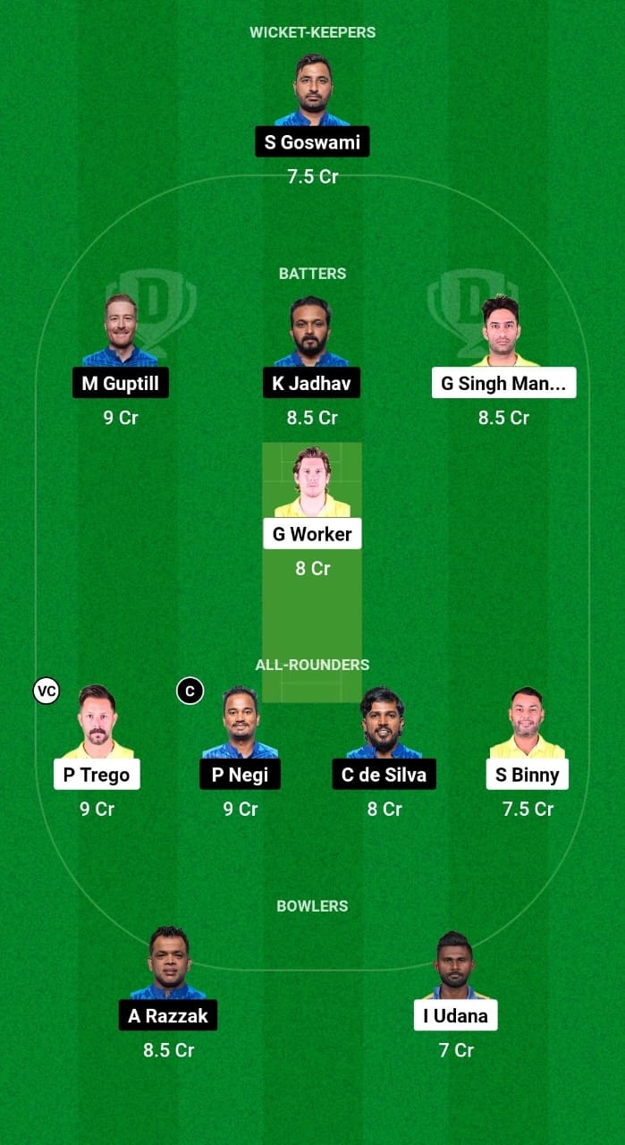 TOH vs SSS Dream11 Prediction Fantasy Cricket Tips Dream11 Team Legends League T20 2024 