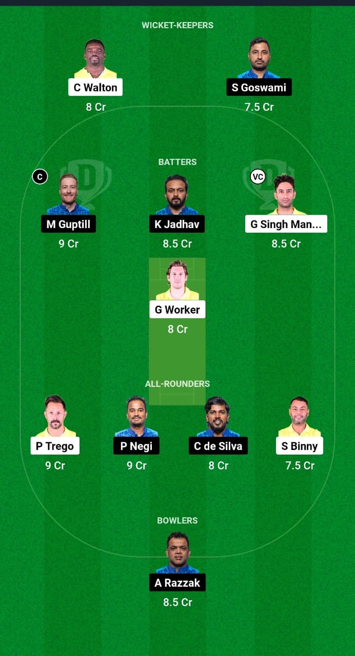 TOH vs SSS Dream11 Prediction Fantasy Cricket Tips Dream11 Team Legends League T20 2024 