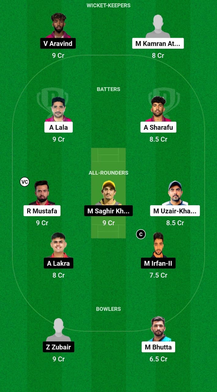 PEA vs GGD Dream11 Prediction Fantasy Cricket Tips Dream11 Team UAE ILT20 Development Tournament 2024 