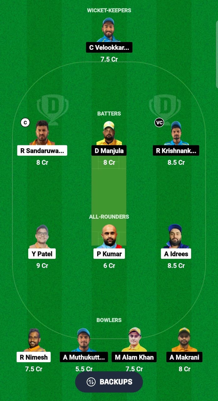 KS vs NCMI Dream11 Prediction Fantasy Cricket Tips Dream11 Team Kuwait Elite T20 Cup 2024 