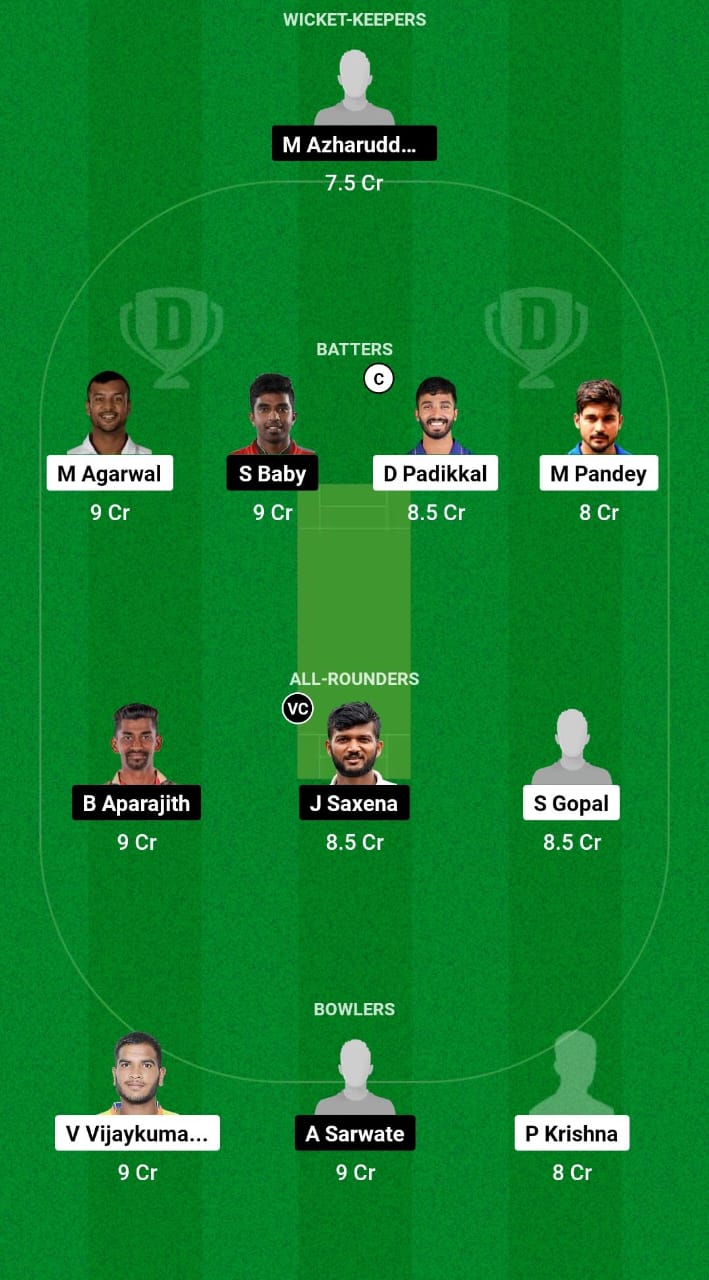 KAR vs KER Dream11 Prediction Fantasy Cricket Tips Dream11 Team Indian Domestic Women's T20 Trophy 2024 