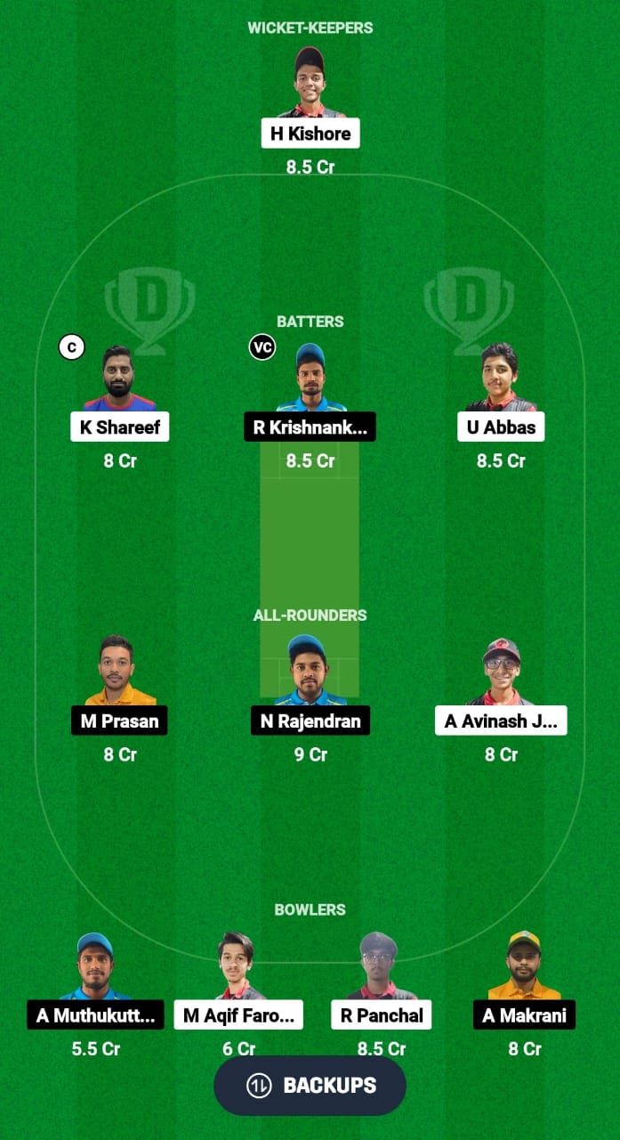 KMS vs NCMI Dream11 Prediction Fantasy Cricket Tips Dream11 Team Kuwait Elite T20 Cup 2024 