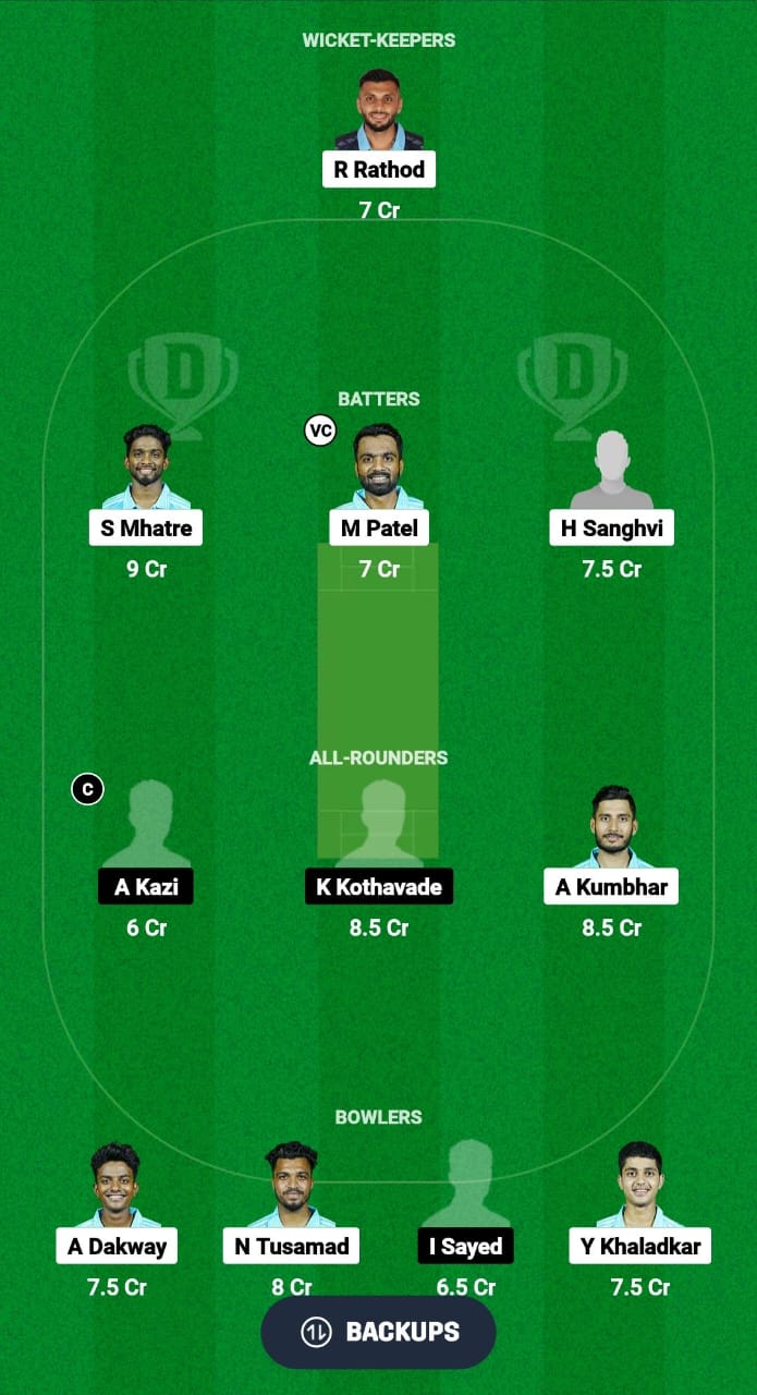 PBG vs APS Dream11 Prediction Fantasy Cricket Tips Dream11 Team Pune T20 Olympia Trophy 2024 