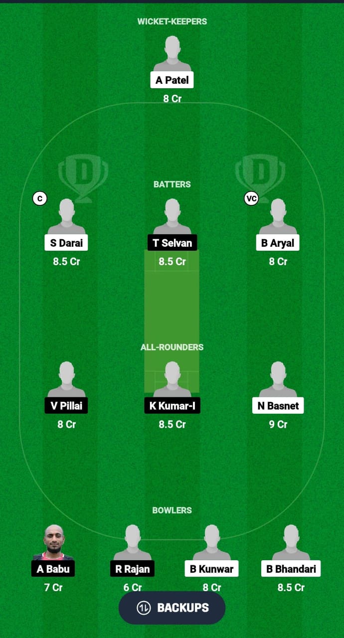 GU vs VLS Dream11 Prediction Fantasy Cricket Tips Dream11 Team ECS T10 Malta 2024 