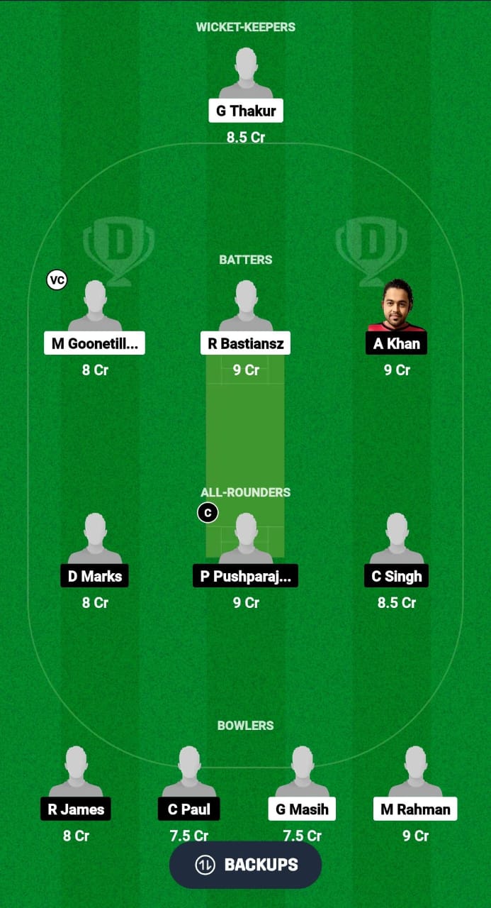 SCC vs RST Dream11 Prediction Fantasy Cricket Tips Dream11 Team ECS T10 Malta 2024 