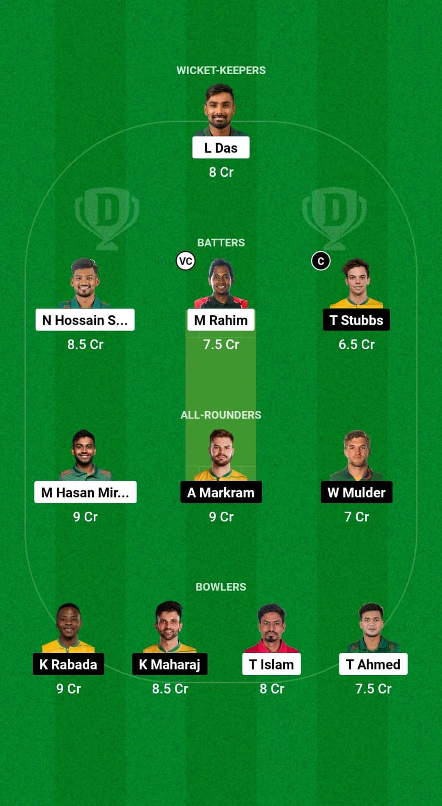 BAN vs SA Dream11 Prediction Fantasy Cricket Tips Dream11 Team South Africa Tour of Bangladesh 2024 