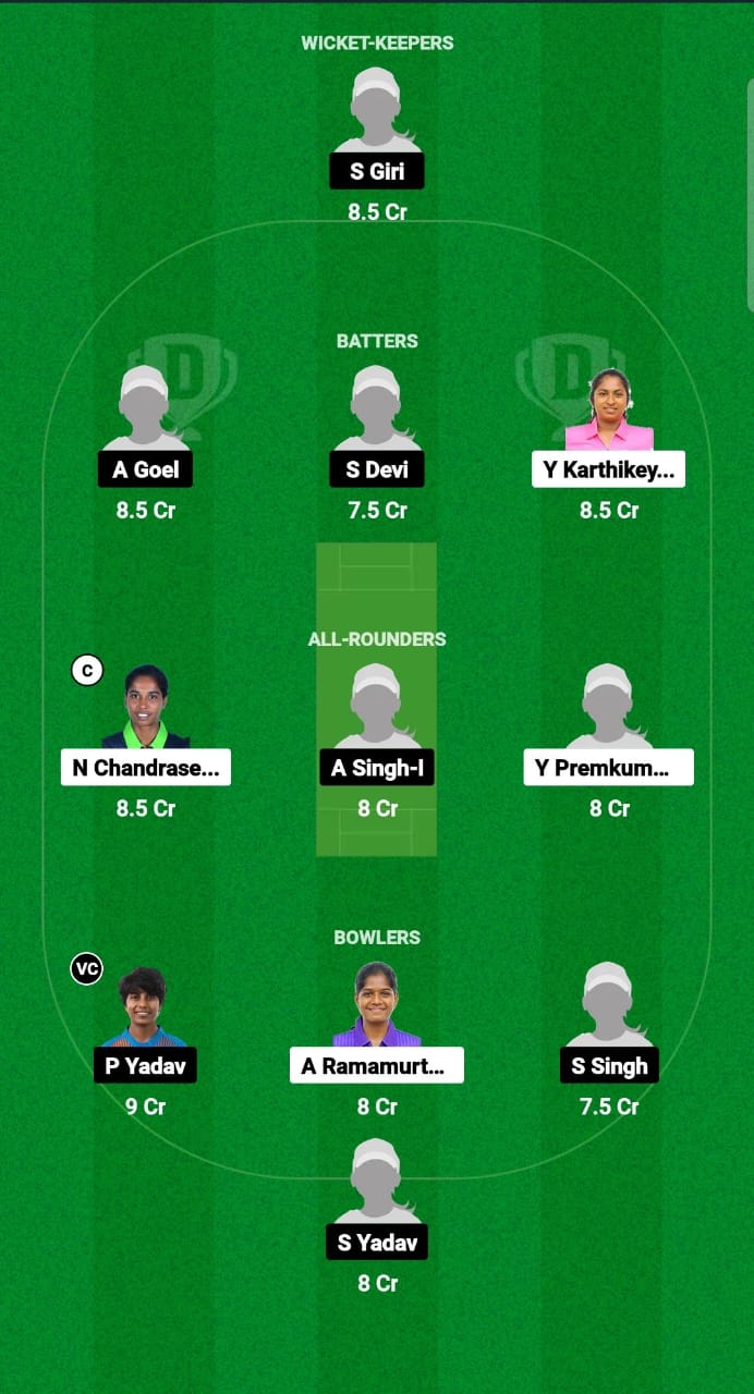 PON-W vs UP-W Dream11 Prediction Fantasy Cricket Tips Dream11 Team Indian Domestic Women's T20 Trophy 2024 