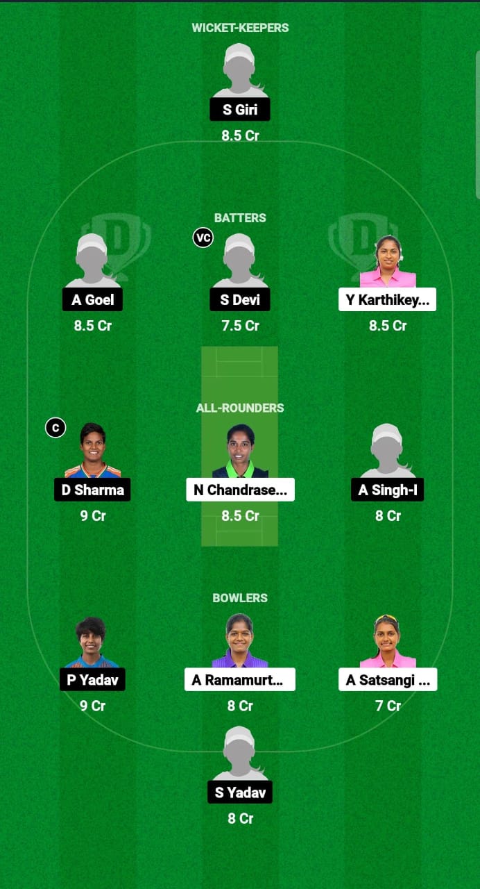 PON-W vs UP-W Dream11 Prediction Fantasy Cricket Tips Dream11 Team Indian Domestic Women's T20 Trophy 2024 