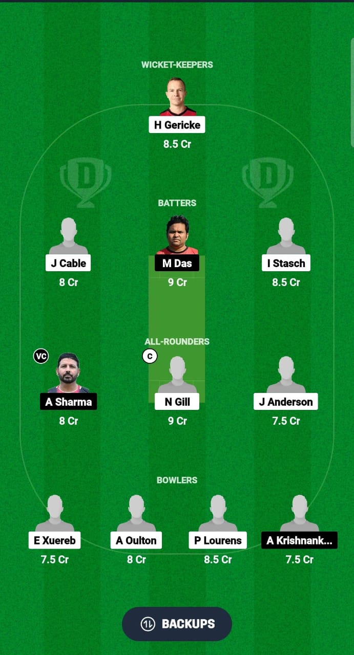 OVR vs MMA Dream11 Prediction Fantasy Cricket Tips Dream11 Team ECS T10 Malta 2024 