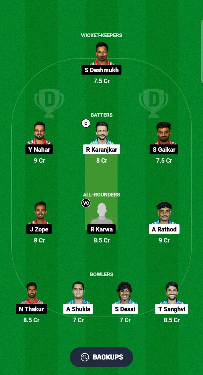 SCC vs JAI Dream11 Prediction Fantasy Cricket Tips Dream11 Team Pune T20 Olympia Trophy 2024 