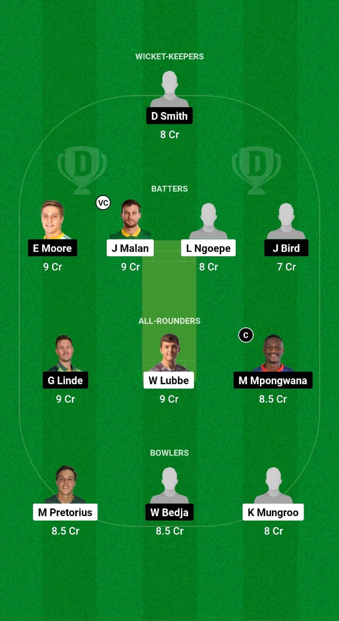 NWD vs WEP Dream11 Prediction Fantasy Cricket Tips Dream11 Team South Africa T20 Challenge 2024 