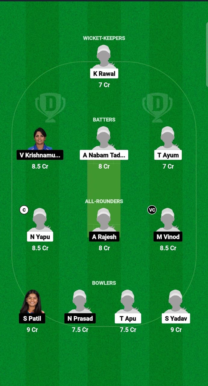 AP-W vs KAR-W Dream11 Prediction Fantasy Cricket Tips Dream11 Team Indian Domestic Women's T20 Trophy 2024 