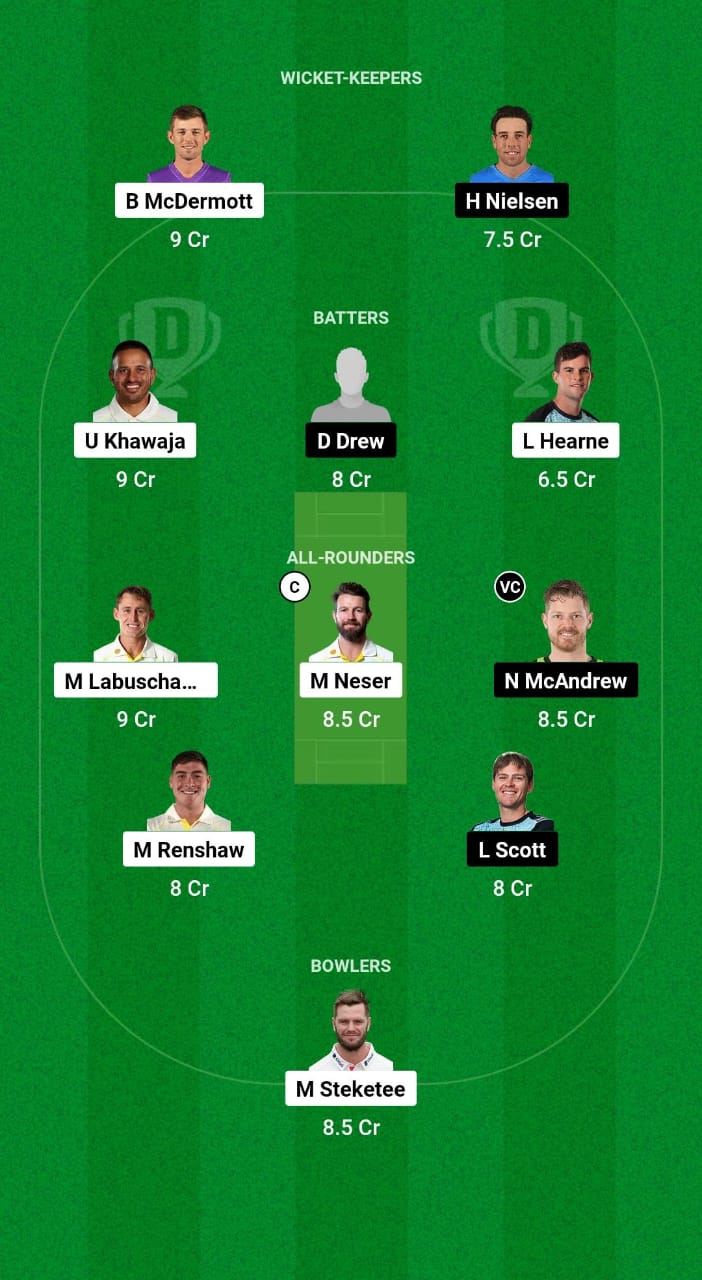 QUN vs SAU Dream11 Prediction Fantasy Cricket Tips Dream11 Team Australian Men's ODD 2024 