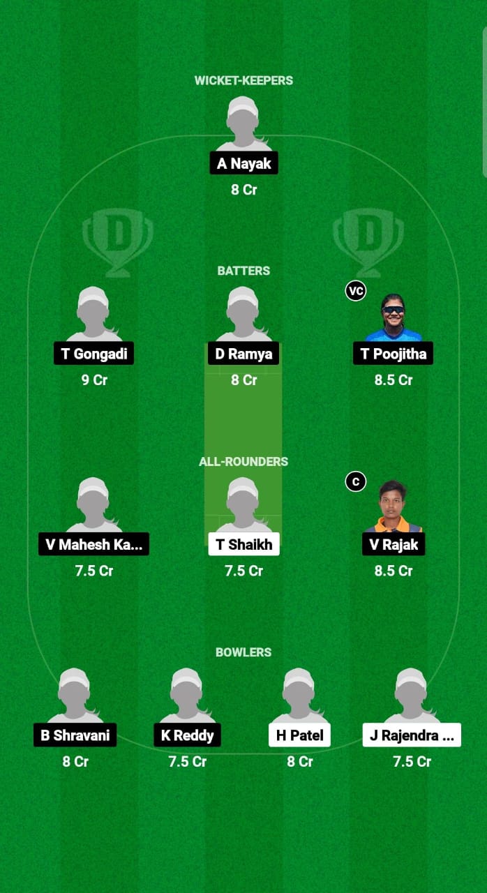 BRD-W vs HYD-W Dream11 Prediction Fantasy Cricket Tips Dream11 Team Indian Domestic Women's T20 Trophy 2024 