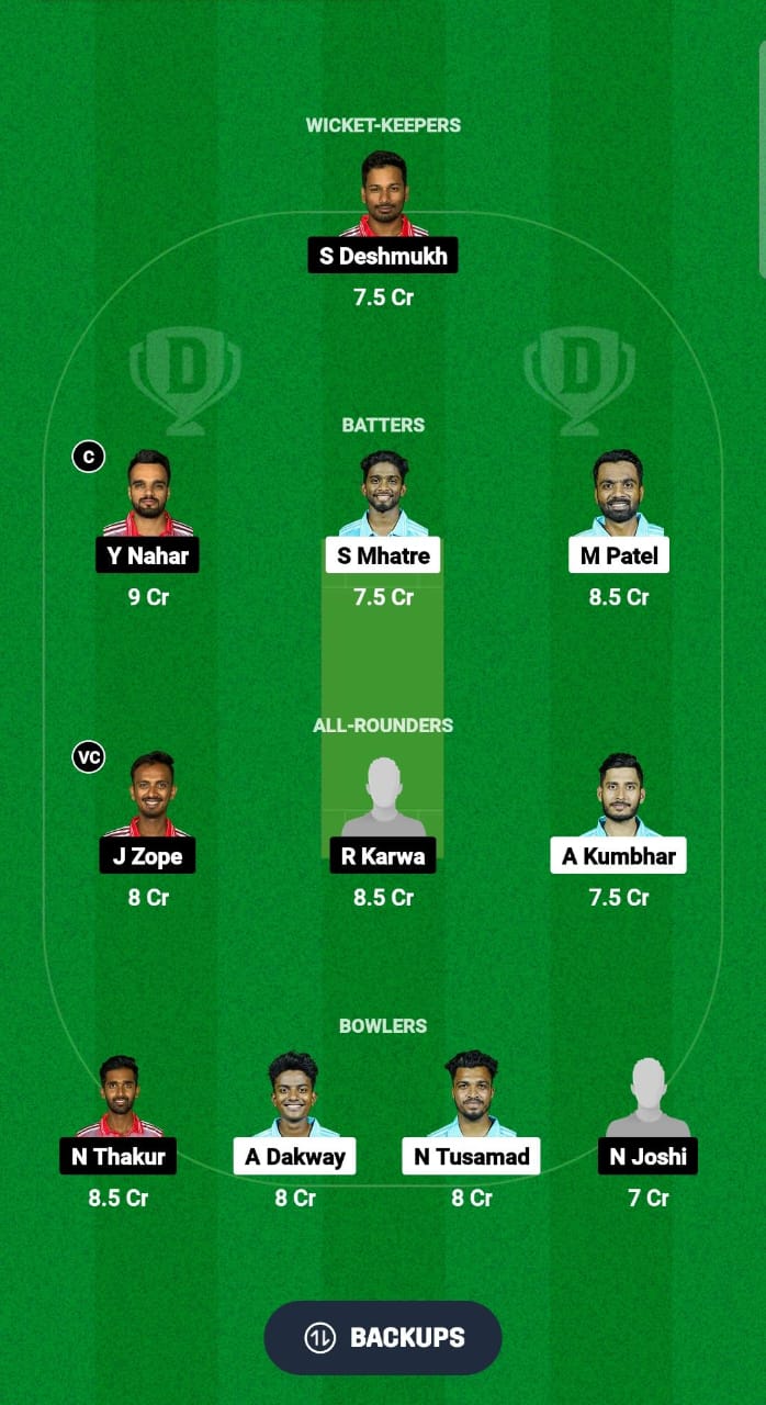 PBG vs JAI Dream11 Prediction Fantasy Cricket Tips Dream11 Team Pune T20 Olympia Trophy 2024 