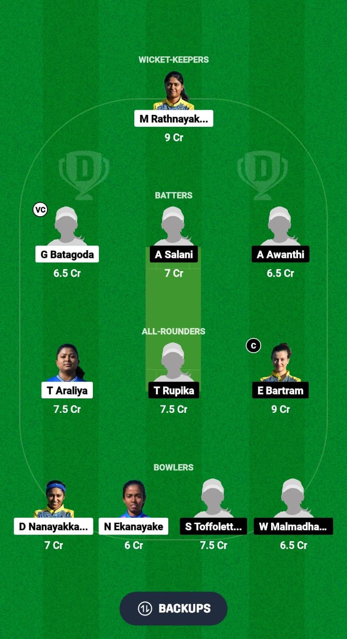 ROM-W vs PCC-W Dream11 Prediction Fantasy Cricket Tips Dream11 Team ECN T20 Italian Finals Women 2024 