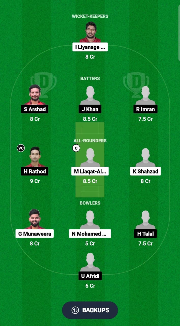 GAM vs FCC Dream11 Prediction Fantasy Cricket Tips Dream11 Team Qatar T20 Pro League 2024 