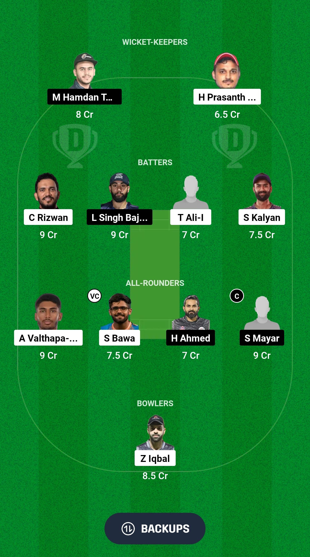 FUJ vs AJM Dream11 Prediction Fantasy Cricket Tips Dream11 Team Emirates D20 Tournament 2024 