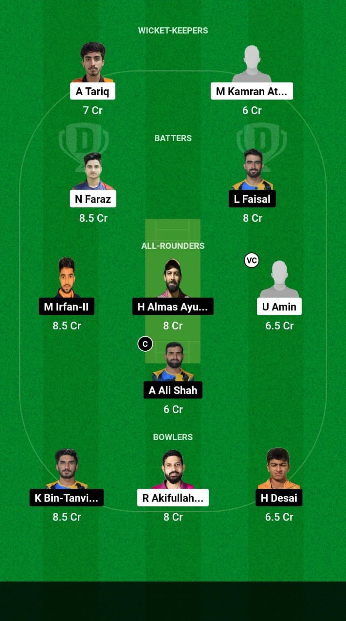 EMB vs SHA Dream11 Prediction Fantasy Cricket Tips Dream11 Team Emirates D20 Tournament 2024 