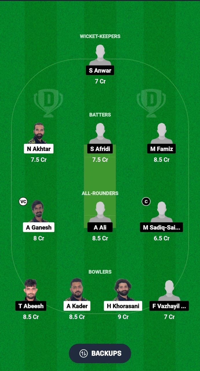 HUR vs PHC Dream11 Prediction Fantasy Cricket Tips Dream11 Team Qatar T20 Pro League 2024 