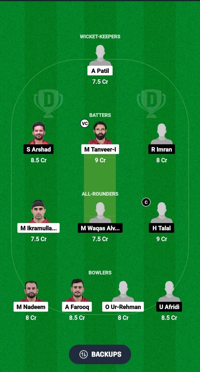 ACC vs FCC Dream11 Prediction Fantasy Cricket Tips Dream11 Team Qatar T20 Pro League 2024 