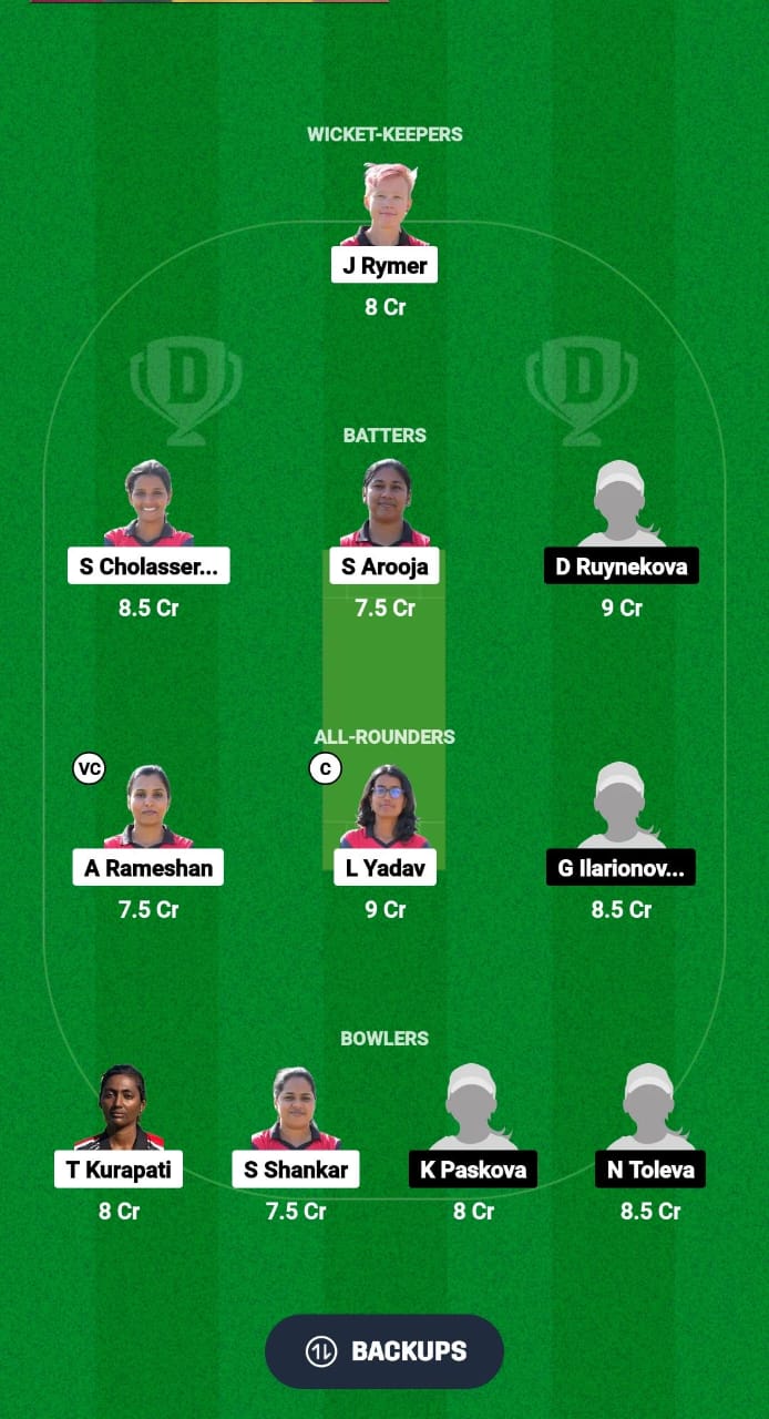 MLT-W vs BUL-W Dream11 Prediction Fantasy Cricket Tips Dream11 Team ECI-W Malta-Bulgaria T10 2024 