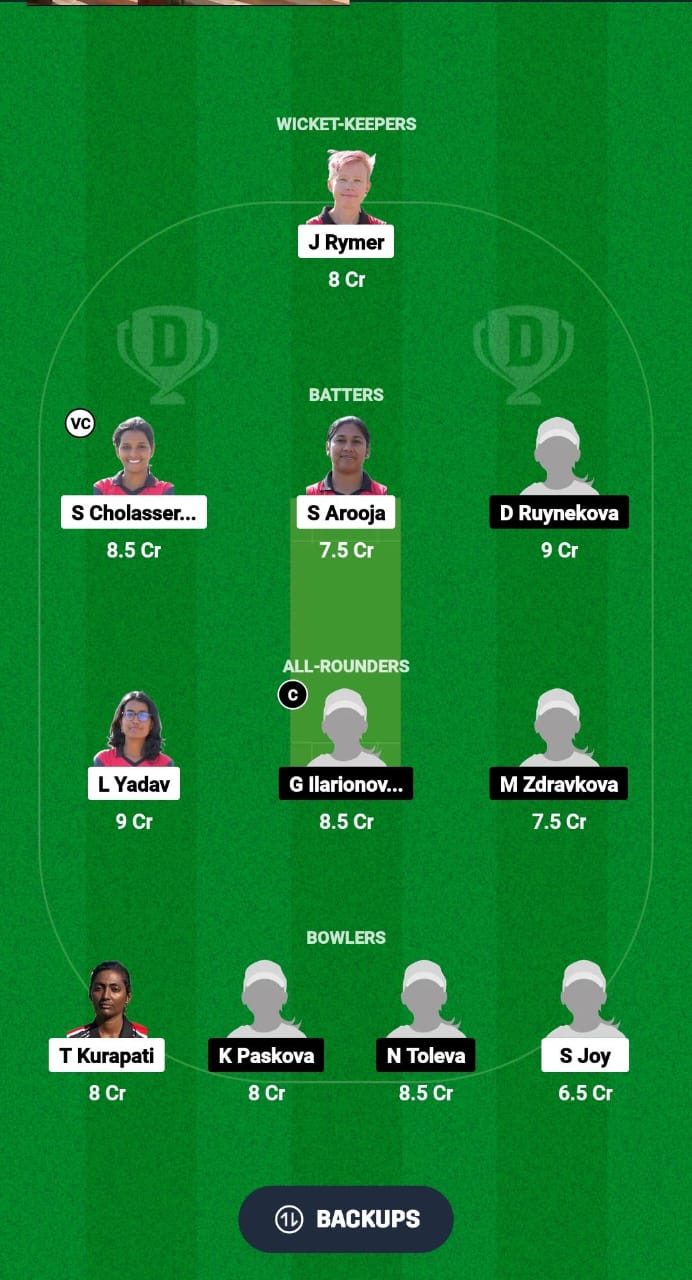 MLT-W vs BUL-W Dream11 Prediction Fantasy Cricket Tips Dream11 Team ECI-W Malta-Bulgaria T10 2024 