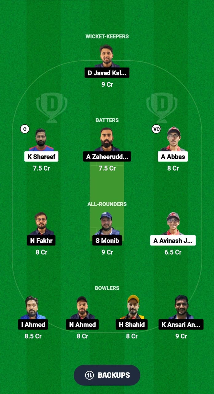 KMS vs STA Dream11 Prediction Fantasy Cricket Tips Dream11 Team Kuwait Elite T20 Cup 2024 