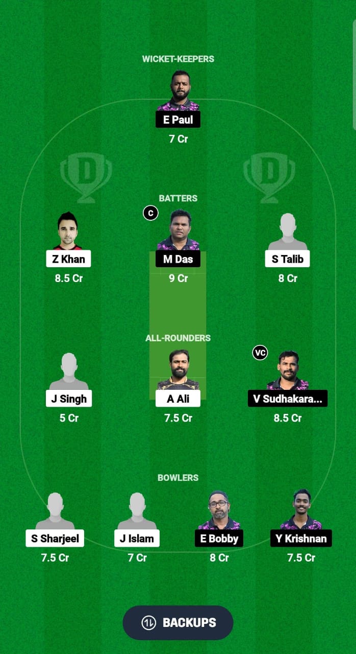 GZZ vs MMA Dream11 Prediction Fantasy Cricket Tips Dream11 Team ECS T10 Malta 2024 