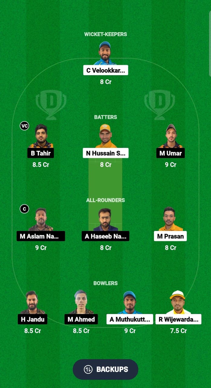 NCMI vs ALH Dream11 Prediction Fantasy Cricket Tips Dream11 Team Kuwait Elite T20 Cup 2024 