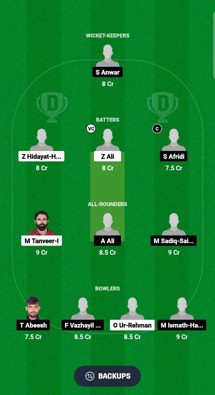 ACC vs PHC Dream11 Prediction Fantasy Cricket Tips Dream11 Team Qatar T20 Pro League 2024 