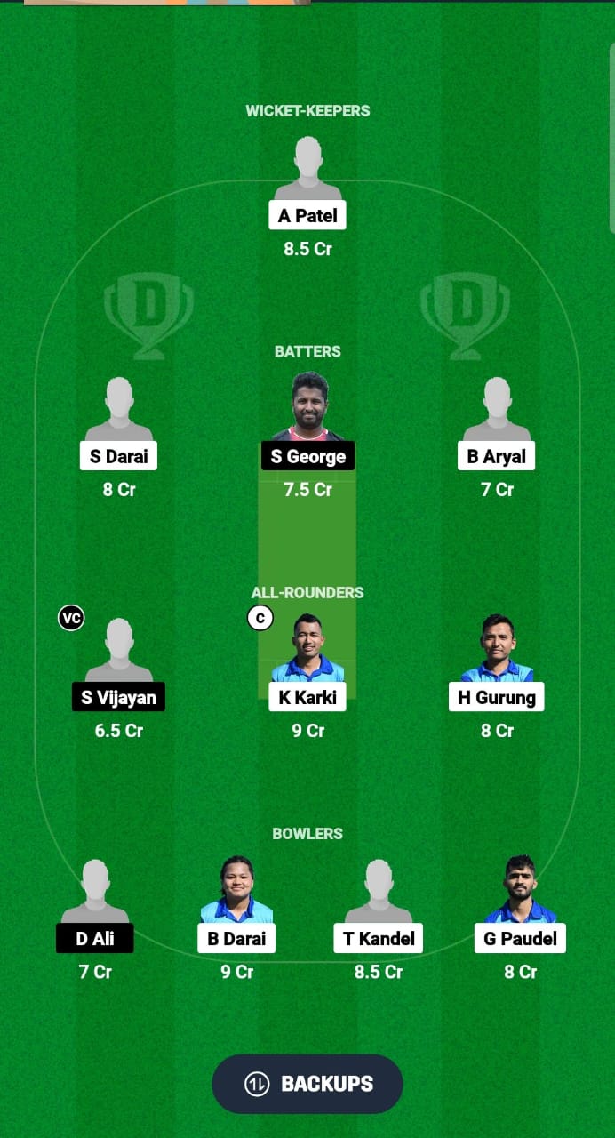 GU vs RDS Dream11 Prediction Fantasy Cricket Tips Dream11 Team ECS T10 Malta 2024 