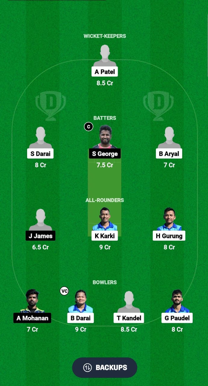 GU vs RDS Dream11 Prediction Fantasy Cricket Tips Dream11 Team ECS T10 Malta 2024 